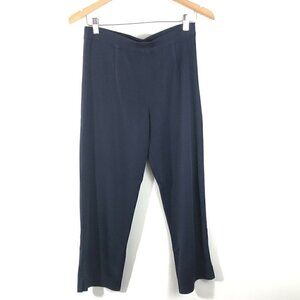 Exclusively Misook Pants Navy Blue Straight Leg XS
